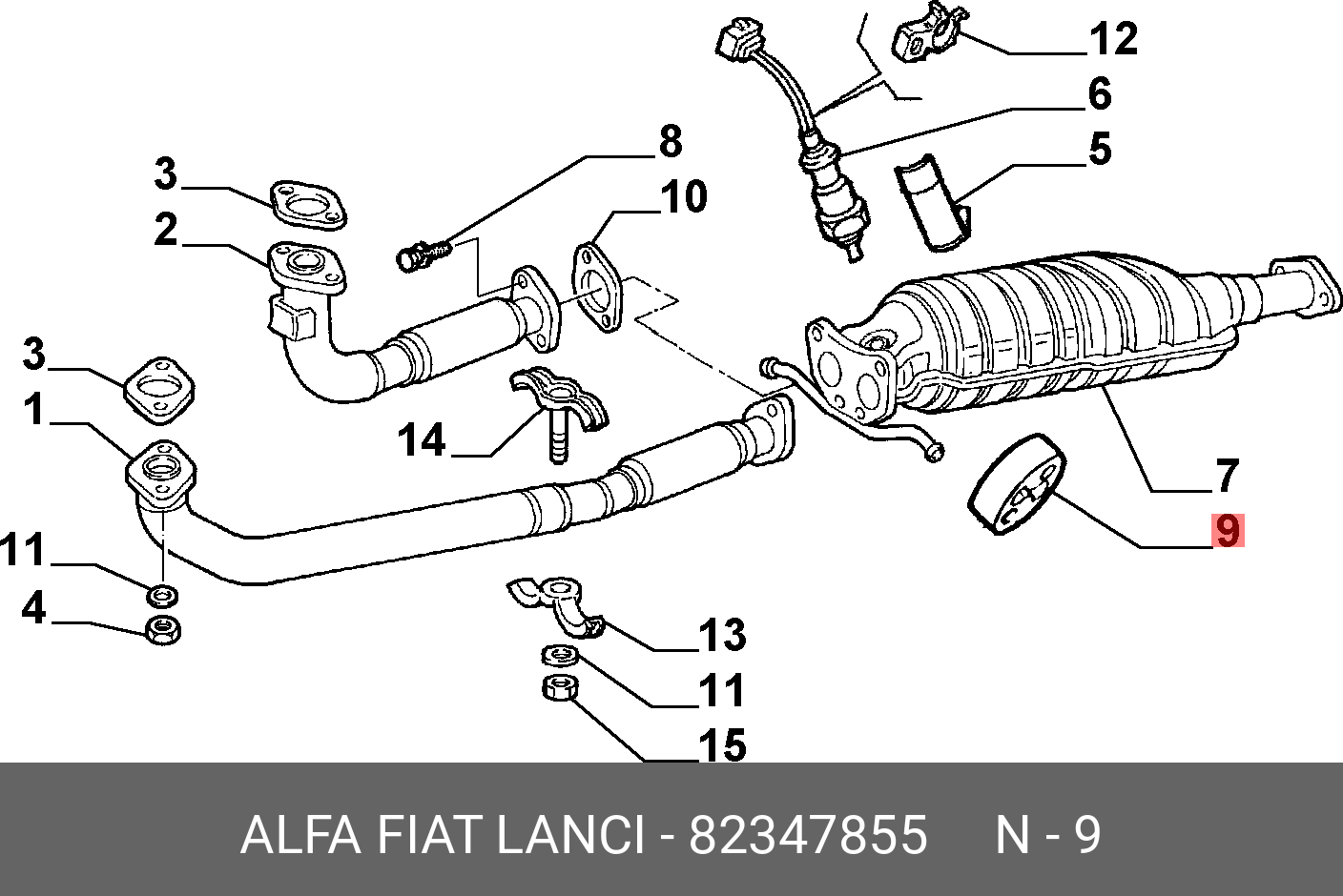 0082347855 FIAT/ALFA/LANCIA 