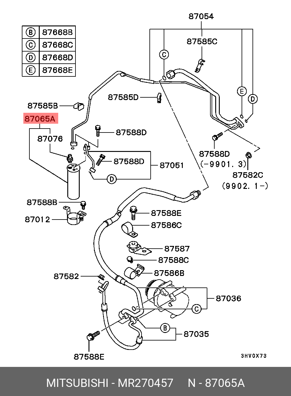 MR270457 MITSUBISHI 