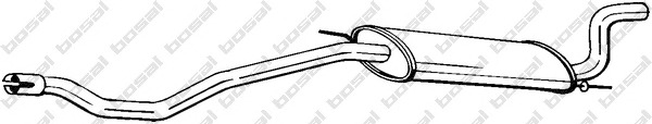 283921 BOSAL Система выпуска ог