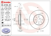 09915920 BREMBO Тормозной диск