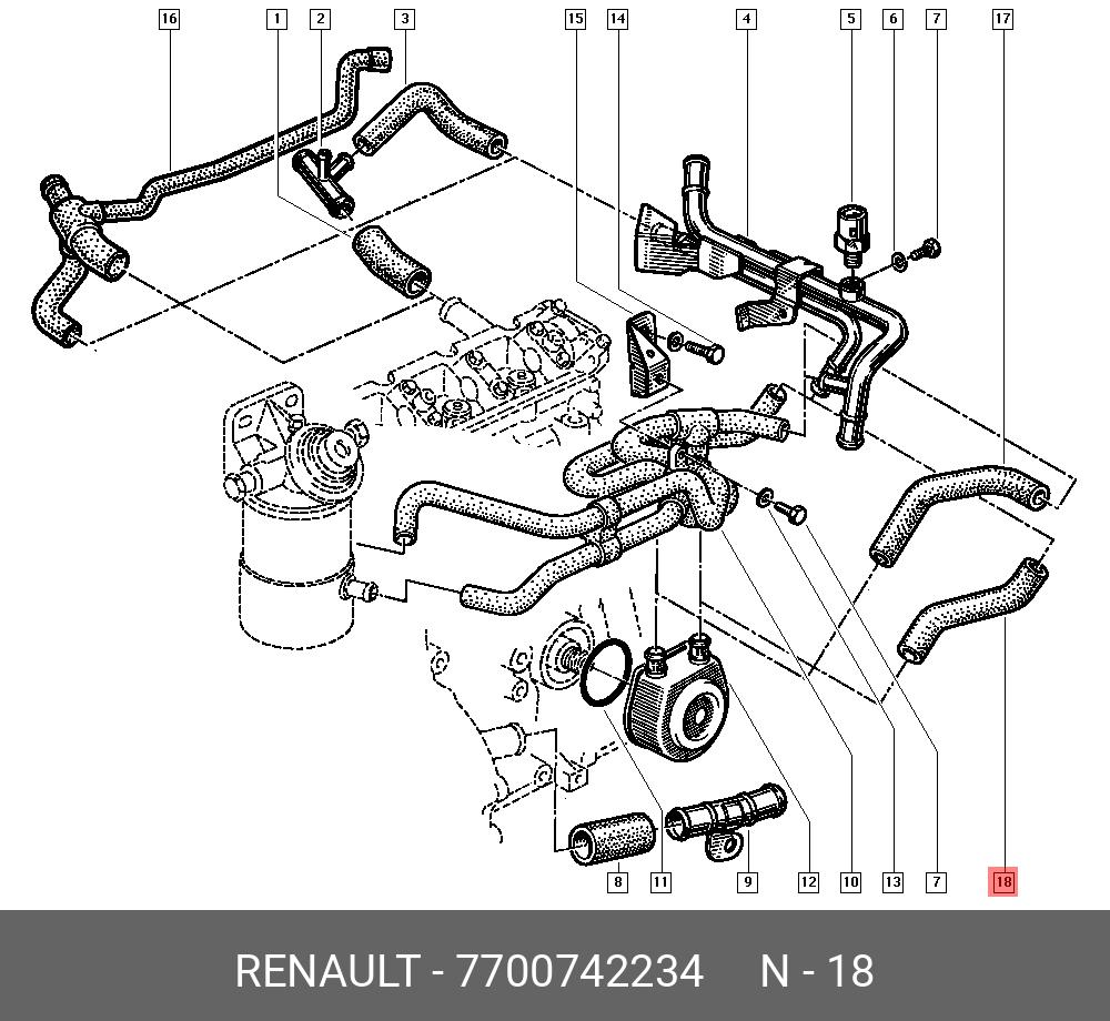 7700742234 RENAULT 