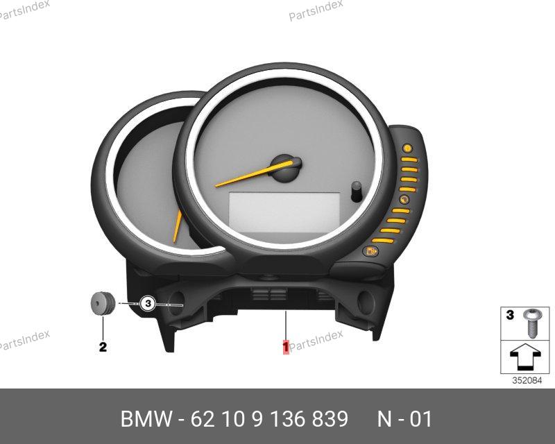 62109136839 BMW INSTRUMENTENKOMBINATION