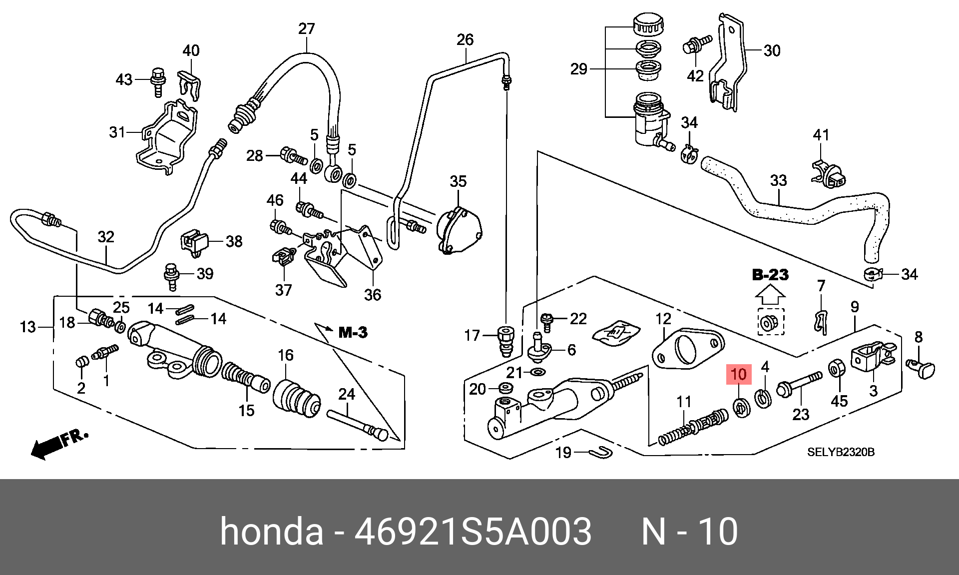 46921S5A003 HONDA 