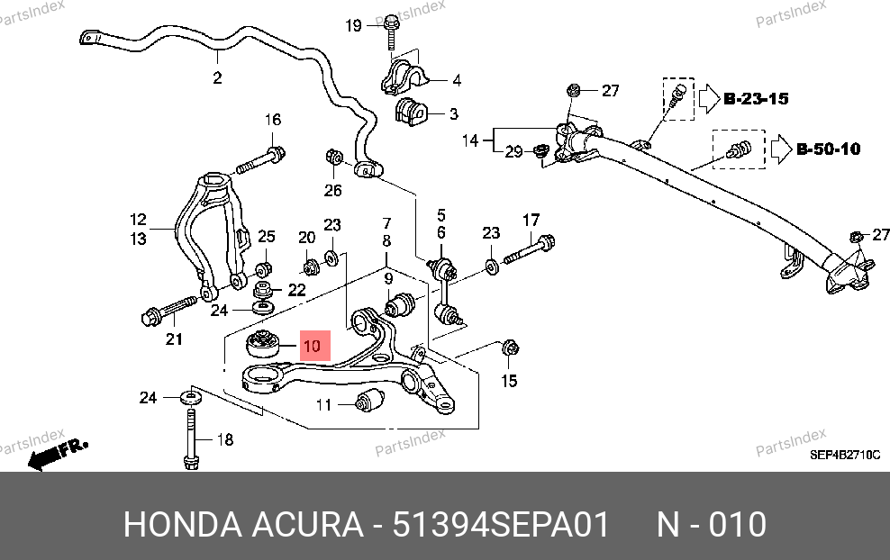 51394SEPA01 HONDA Втулка