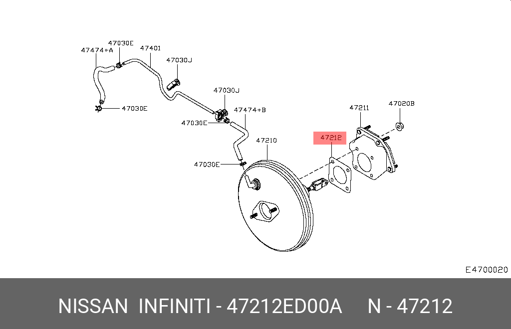 47212ED00A NISSAN 
