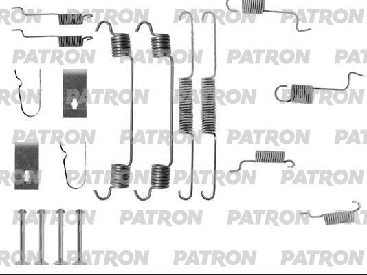 PSRK0077 PATRON Комплект монтажный тормозных колодок