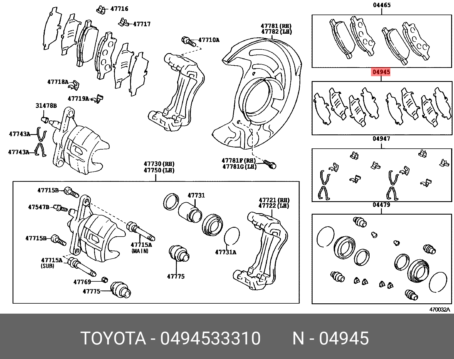 0494533310 TOYOTA -