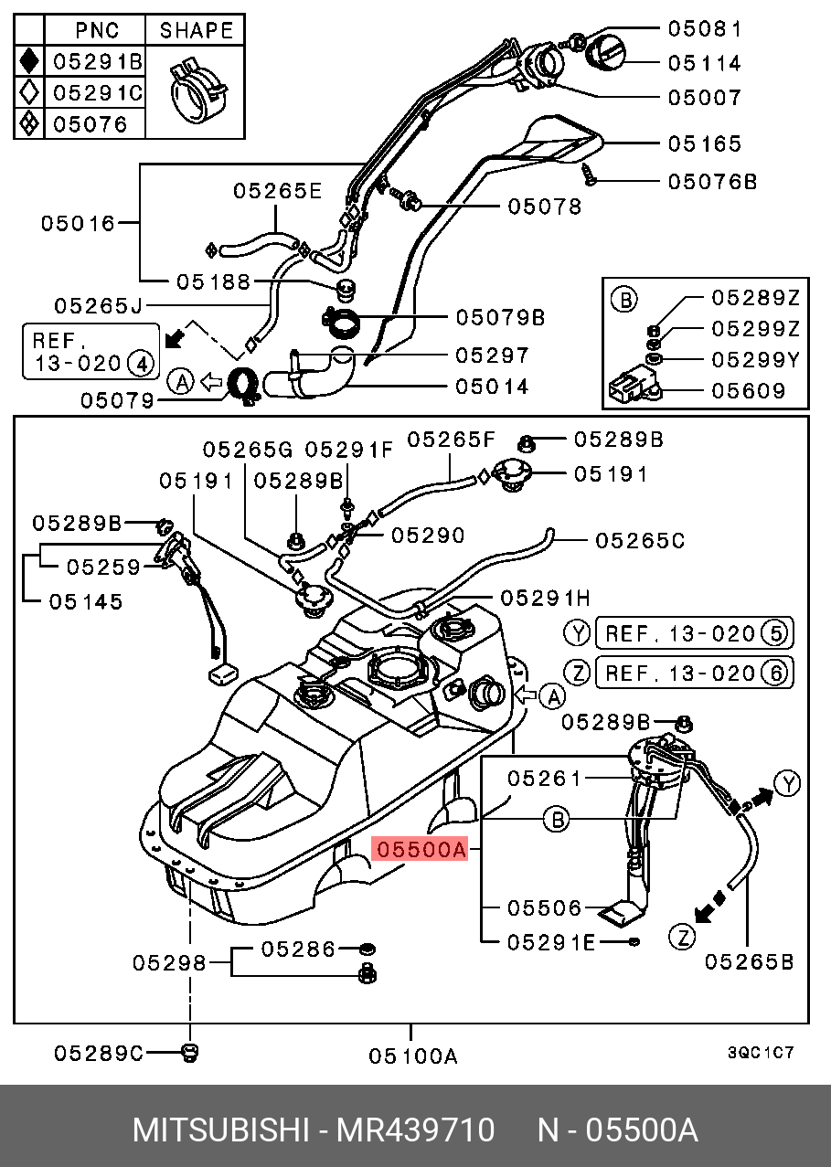 MR439710 MITSUBISHI 
