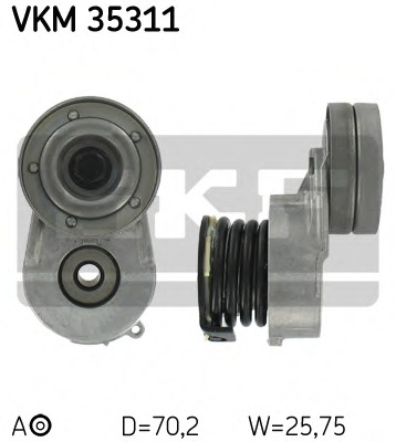 VKM35311 SKF Натяжной ролик, поликлиновой ремень