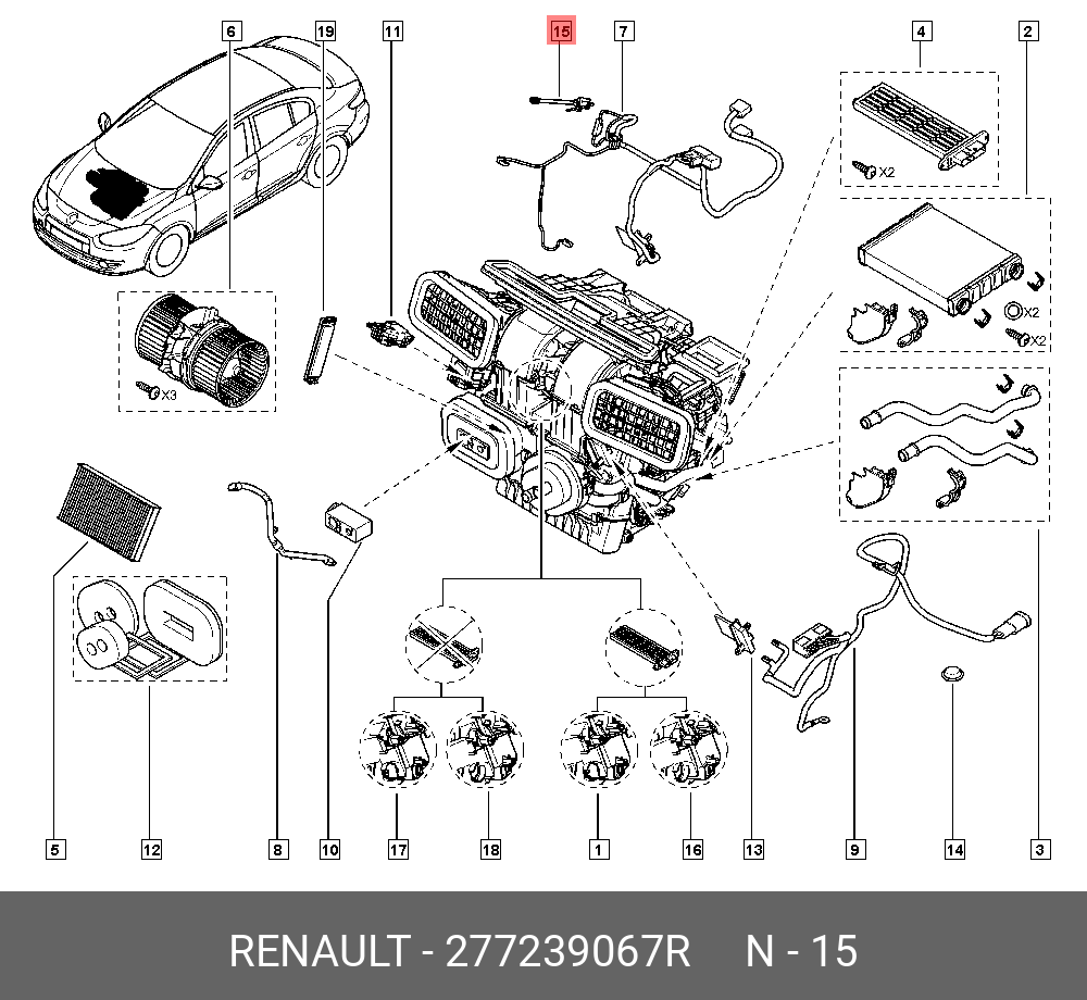 277239067R RENAULT -