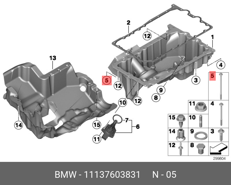 11137603831 BMW Болт Asa