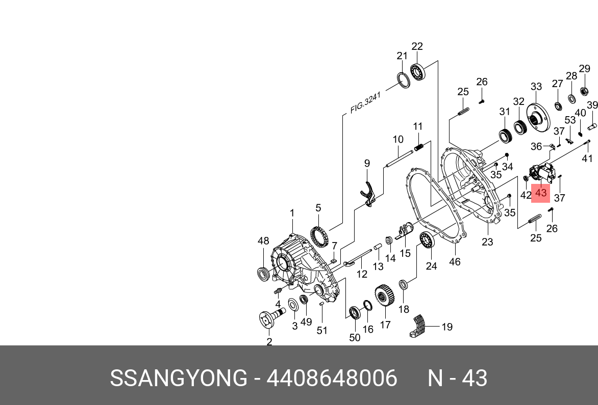 4408648006 SSANG YONG Автозапчасть/Мотор раздатки (DSL) 440 864 80 05(06)