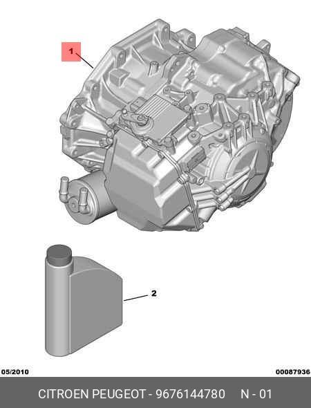 9676144780 PEUGEOT-CITROEN НОВАЯ АКП