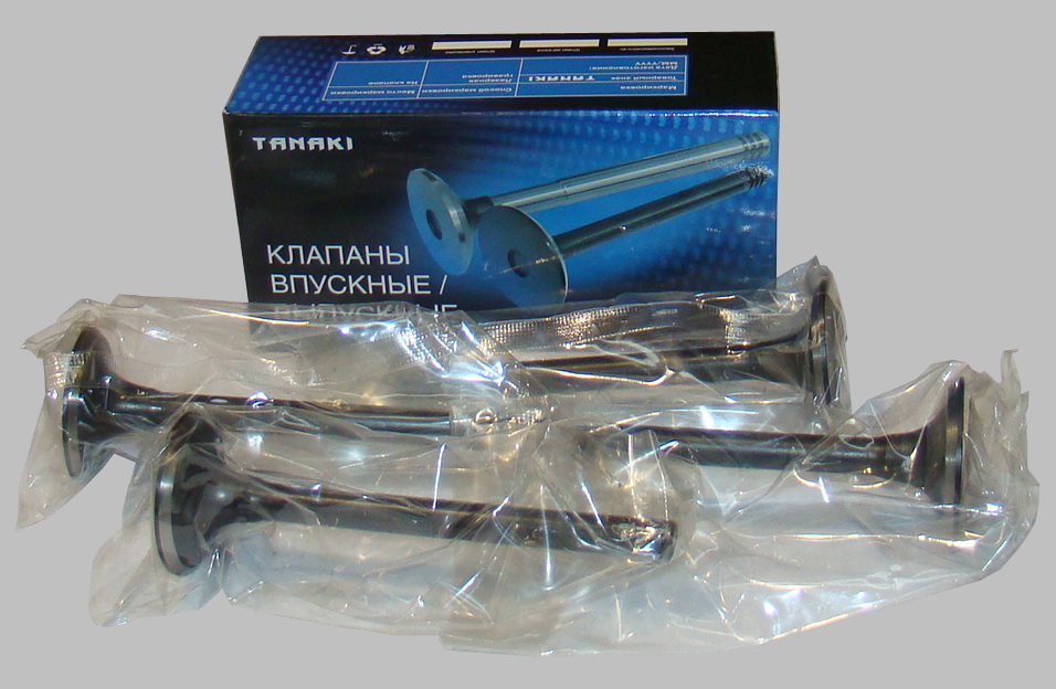 Клапаны выпускные ЗМЗ-402.10,УМЗ-417,420,421 комплект 4шт. ТАНАКИ КЕНО TANAKI TKG100701560