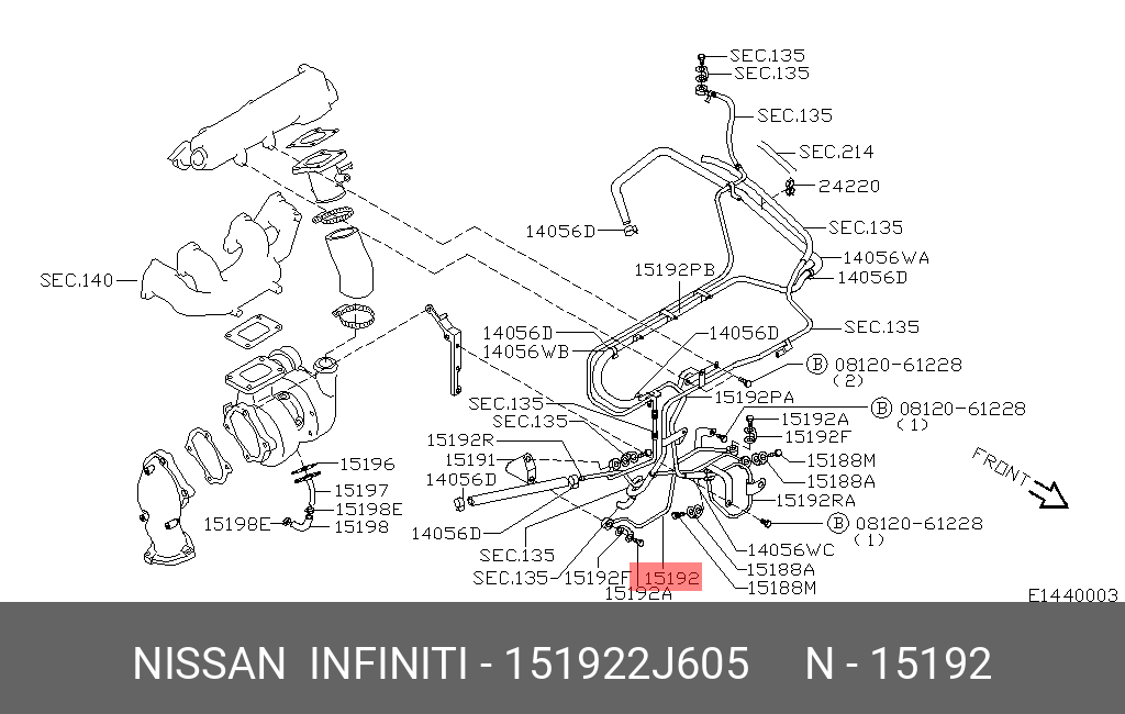 151922J605 NISSAN -