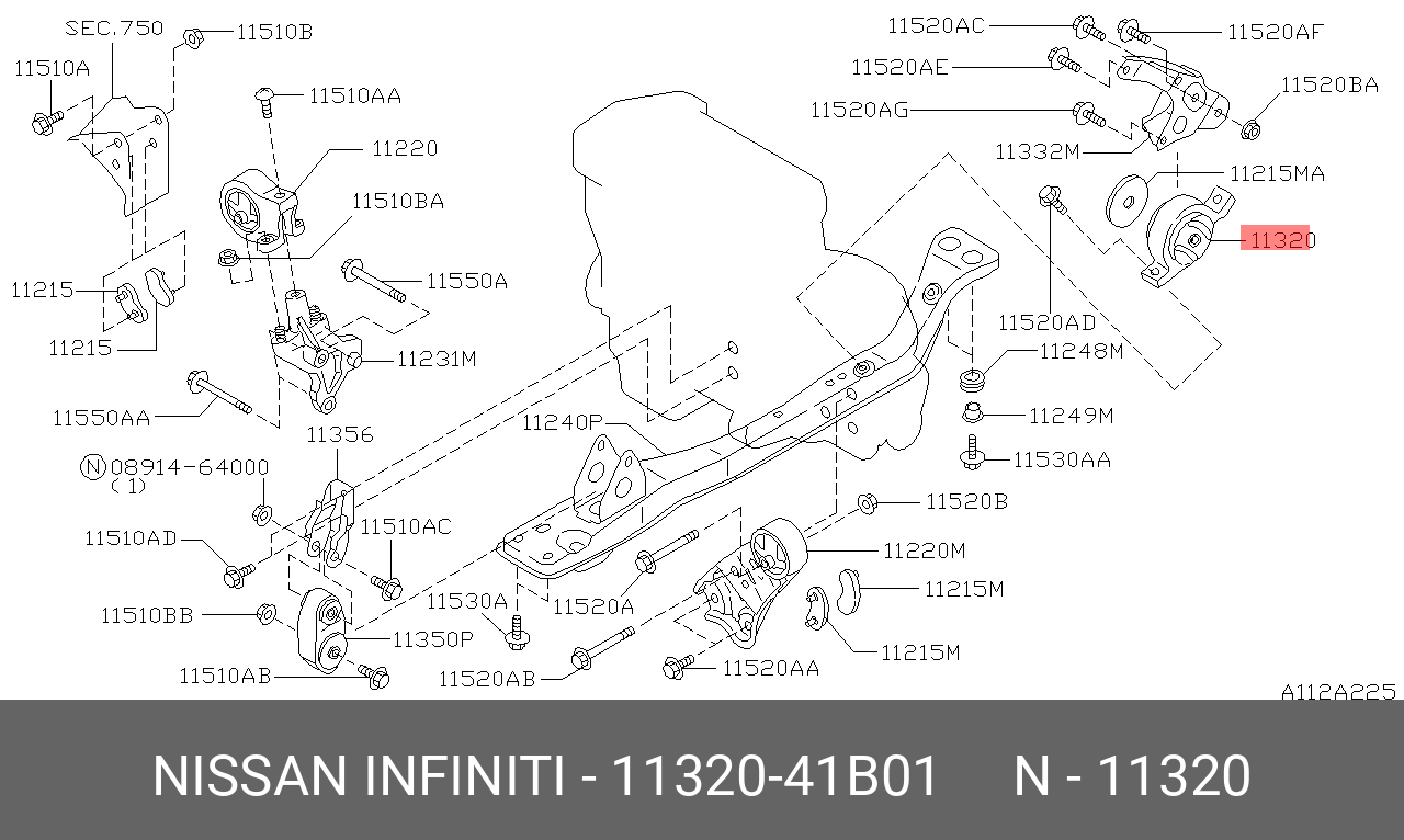 1132041B01 NISSAN 
