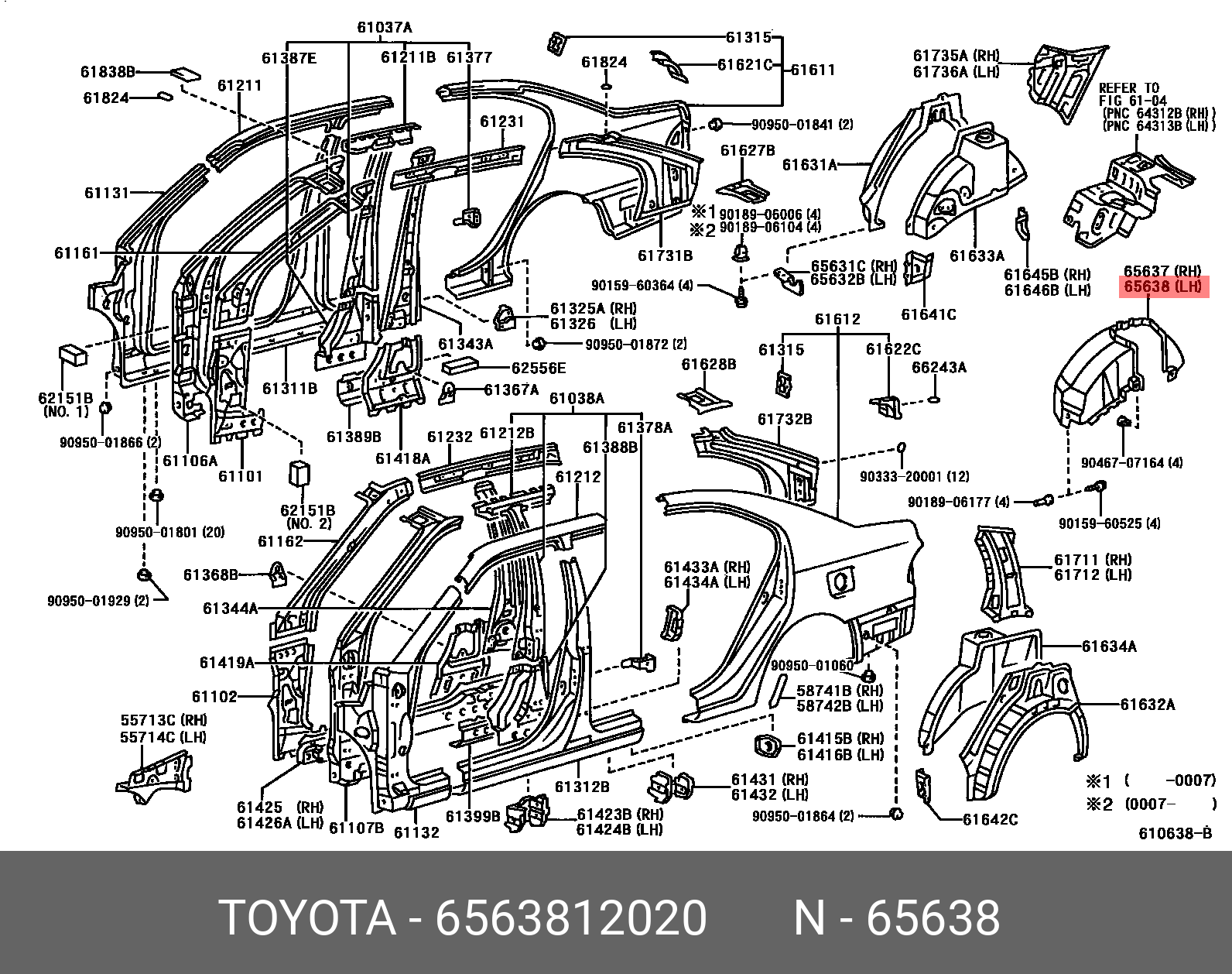 6563812020 TOYOTA 
