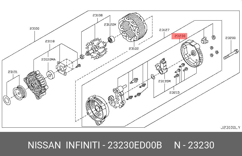 23230ED00B NISSAN -