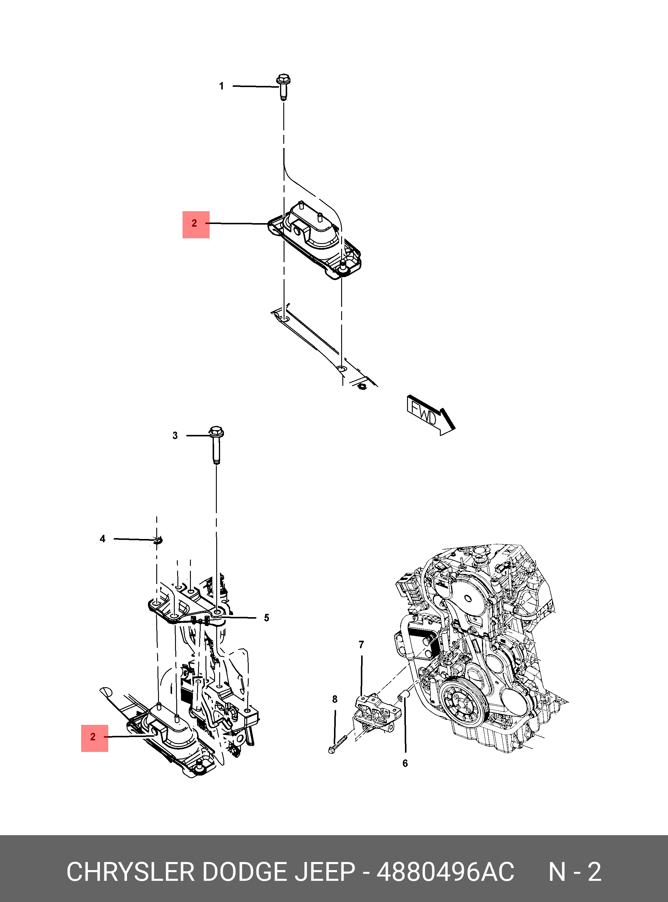 04880496AC CHRYSLER 