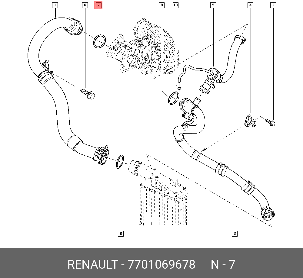 7701069678 RENAULT 