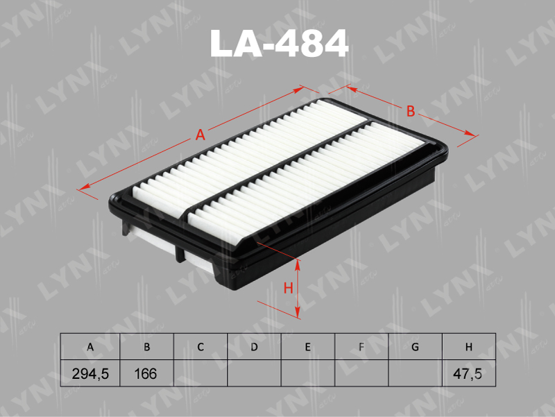 LA484 LYNX Фильтр воздушный