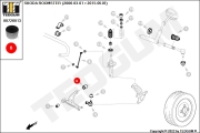 00726013 TEDGUM Сайлентблок рычага подвески