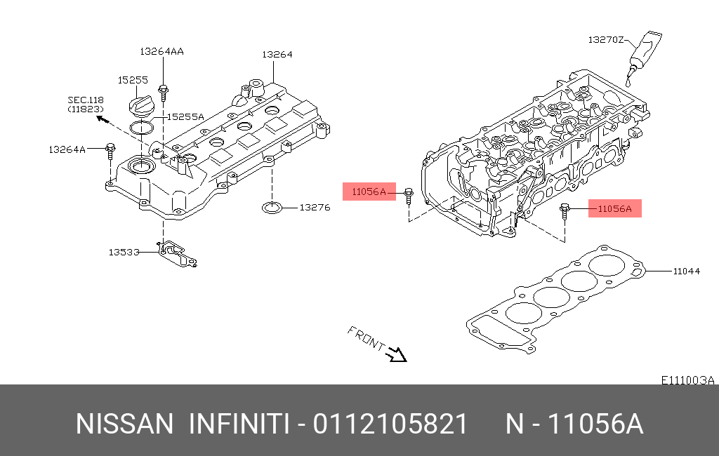 0112105821 NISSAN -