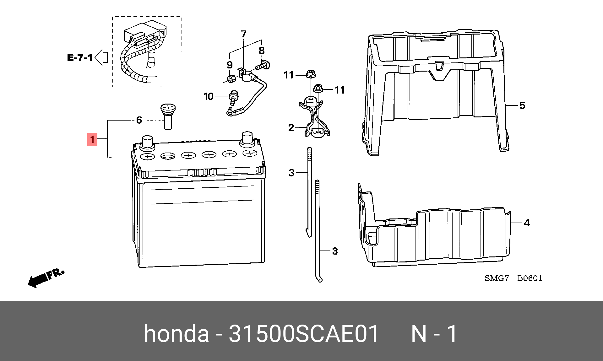 31500SCAE01 HONDA - 31500SCAE01 HONDA -