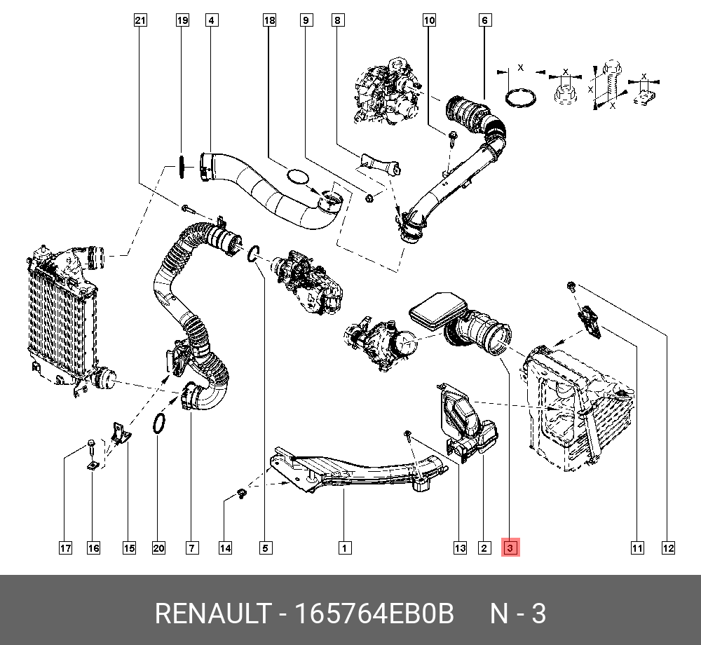 165764EB0B RENAULT 