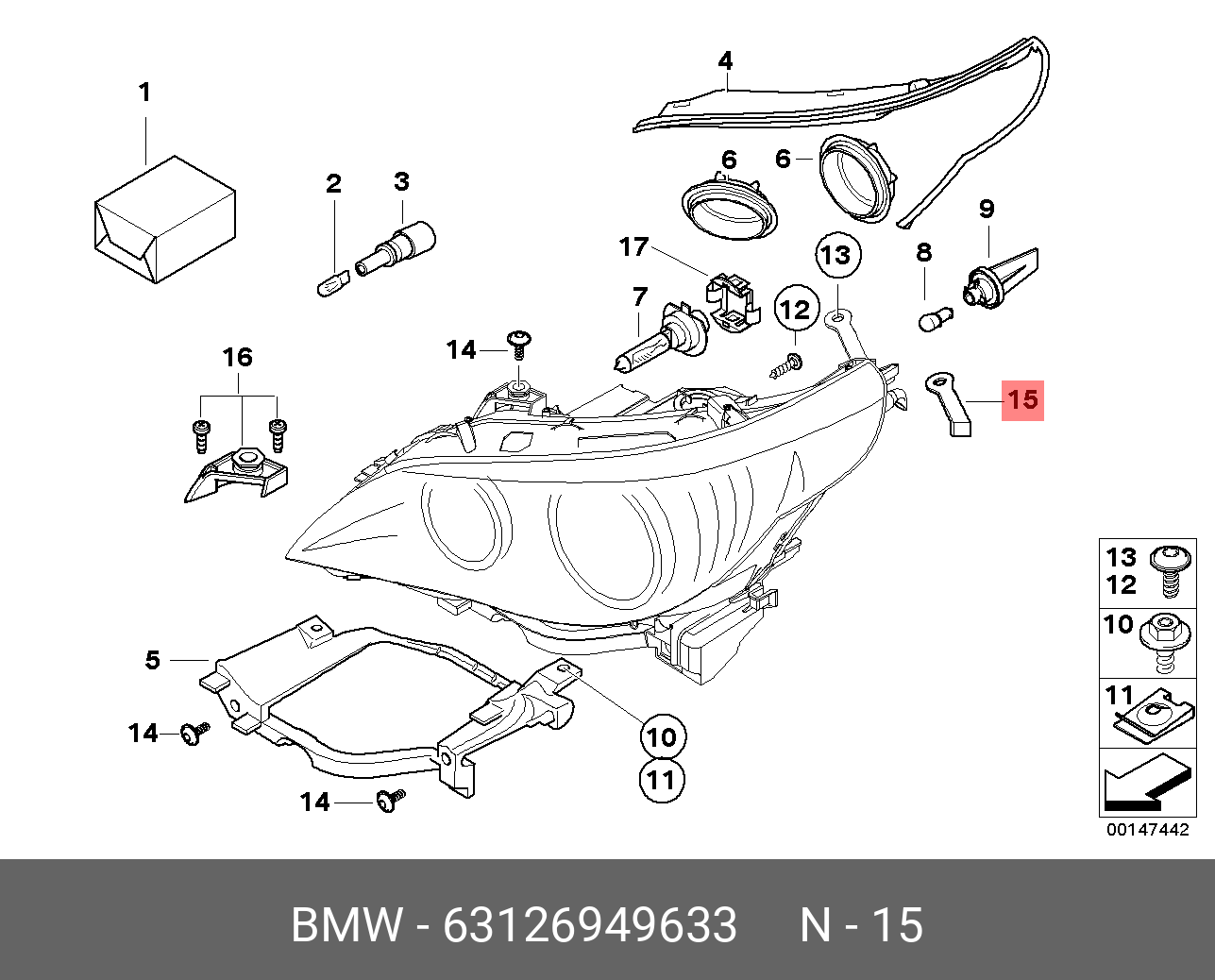 Ближний свет бмв е90. Кронштейн регулировки фар BMW e53. Фара BMW e70 схема. Схема фары BMW e90. Крепление фары БМВ е60