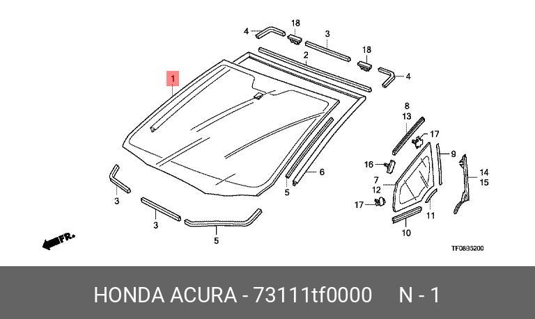 73111TF0000 HONDA -