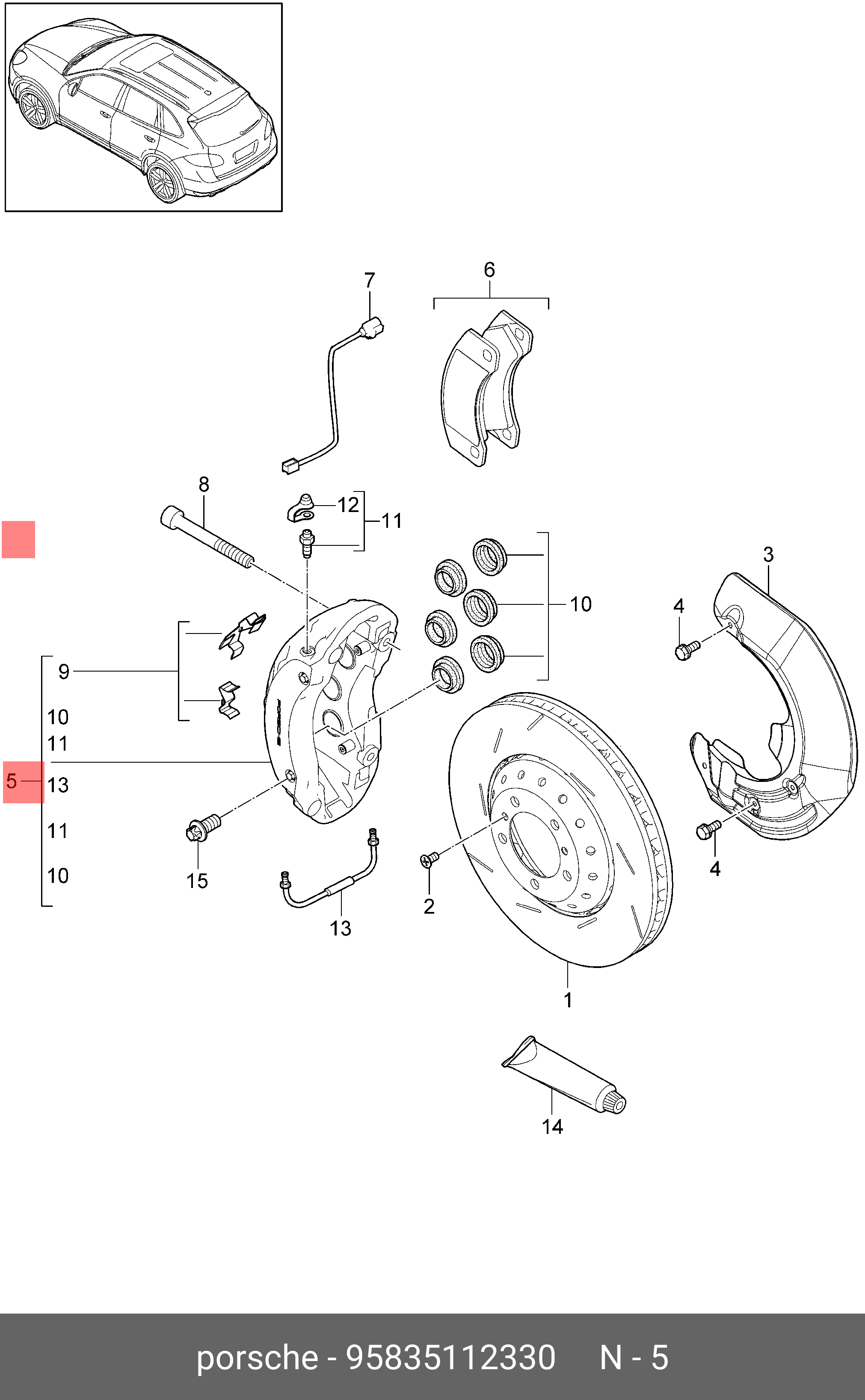 95835112330 PORSCHE 