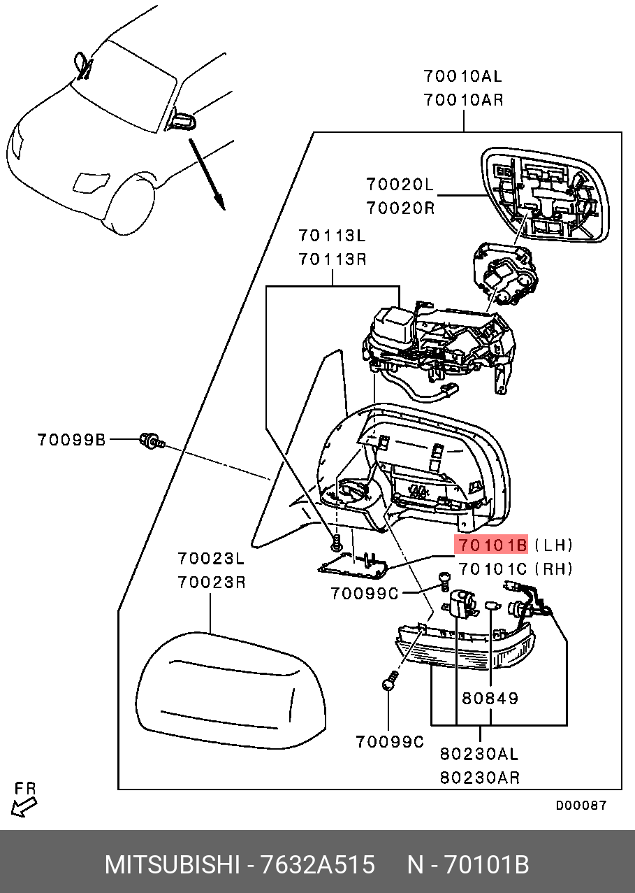 7632A515 MITSUBISHI -