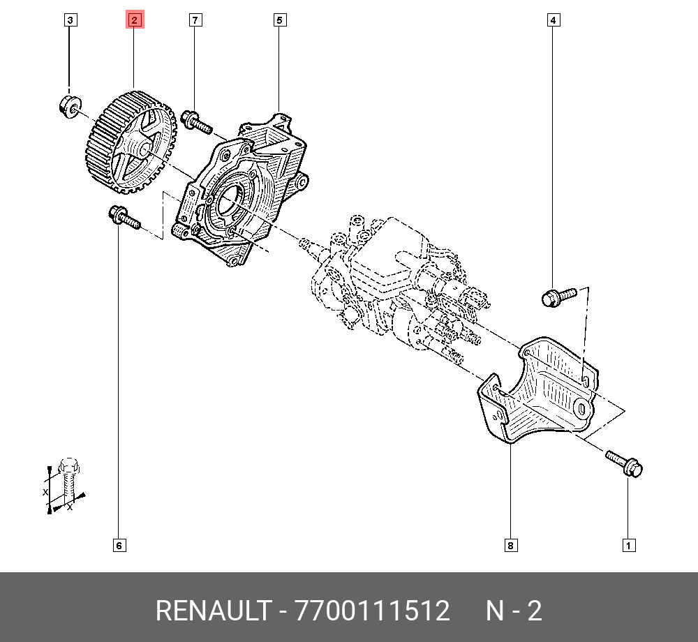 7700111512 RENAULT -