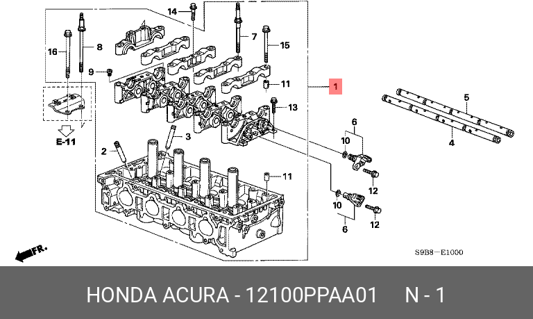12100PPAA01 HONDA -