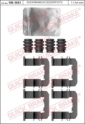 1091893 OJD (QUICK BRAKE) Комплектующие, колодки дискового тормоза