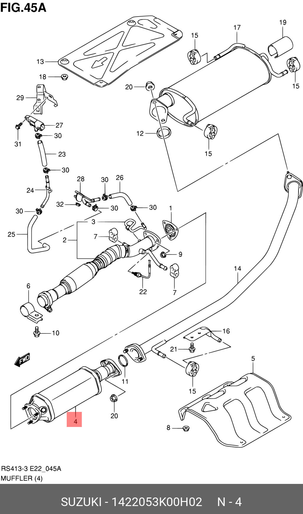 1422053K00H02 SUZUKI -