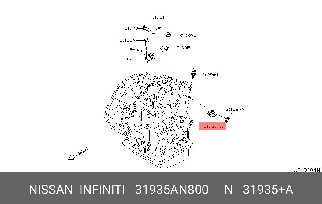 31935AN800 NISSAN Деталь