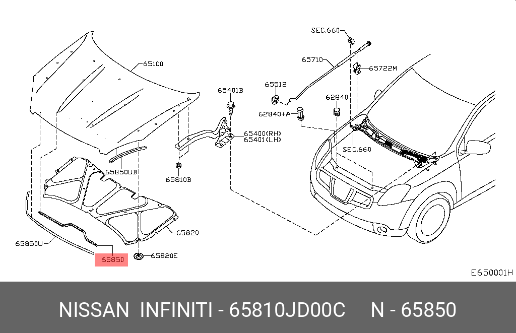 65810JD00C NISSAN -