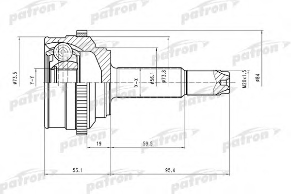 PCV1527 PATRON ШРУС