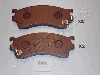 PA399AF JAPANPARTS Колодки пер.диск.Mazda Xedos-6 626 MX6 92-