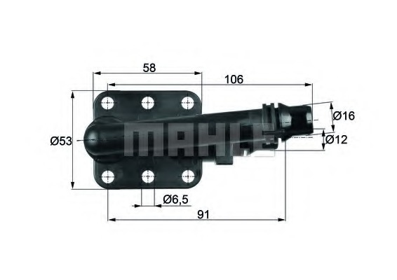 TO582 MAHLE Термостат масляной системы