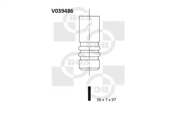 Впускной клапан BGA V039486