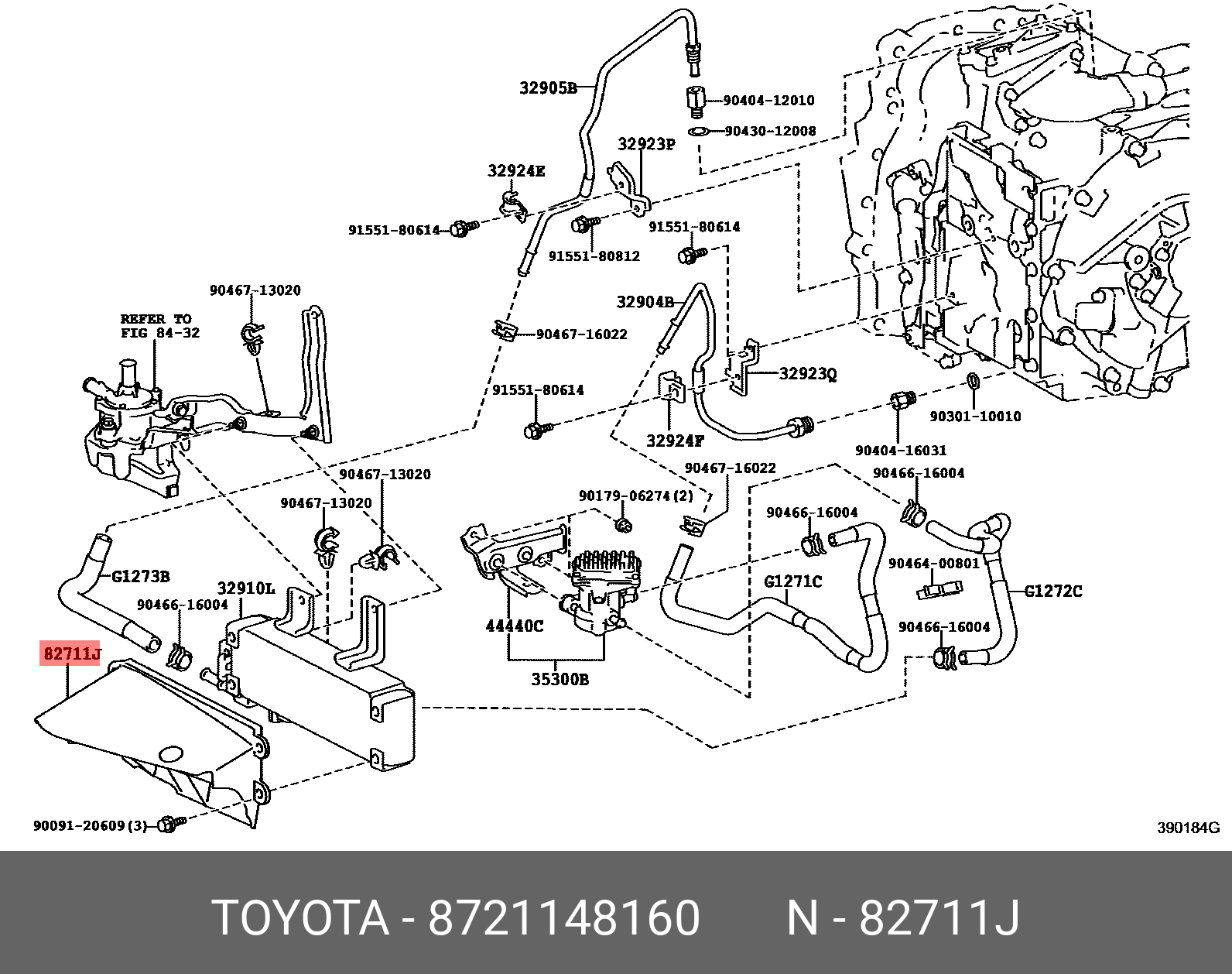 8721148160 TOYOTA ВОЗДУХОВОД