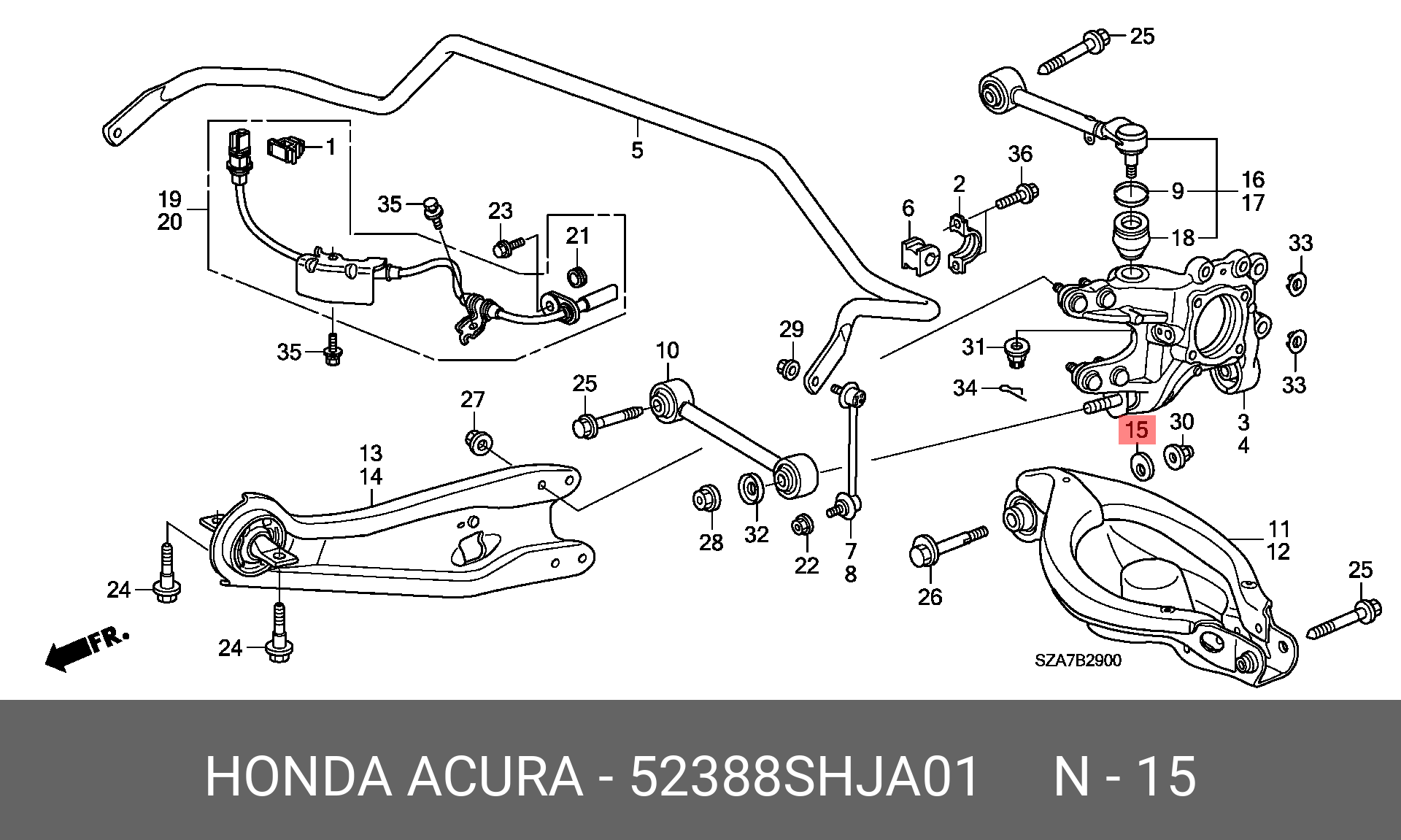 52388SHJA01 HONDA ПЛАСТИНА КУЛАЧЕК