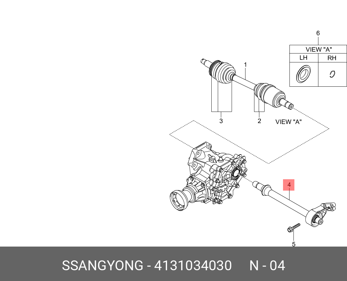 4131034030 SSANG YONG -
