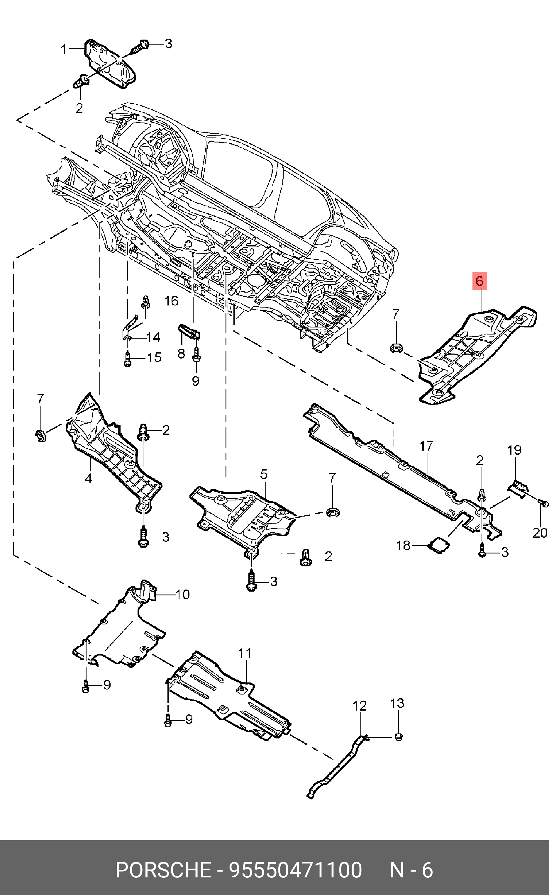 95550471100 PORSCHE 