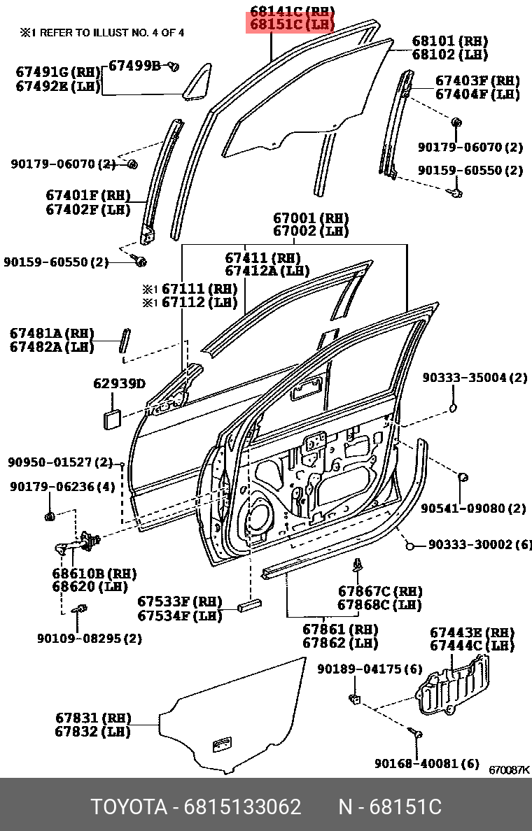6815133062 TOYOTA 