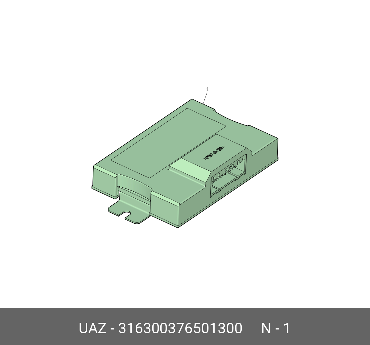 316300376501300 UAZ Блок управления раздаточной коробкой