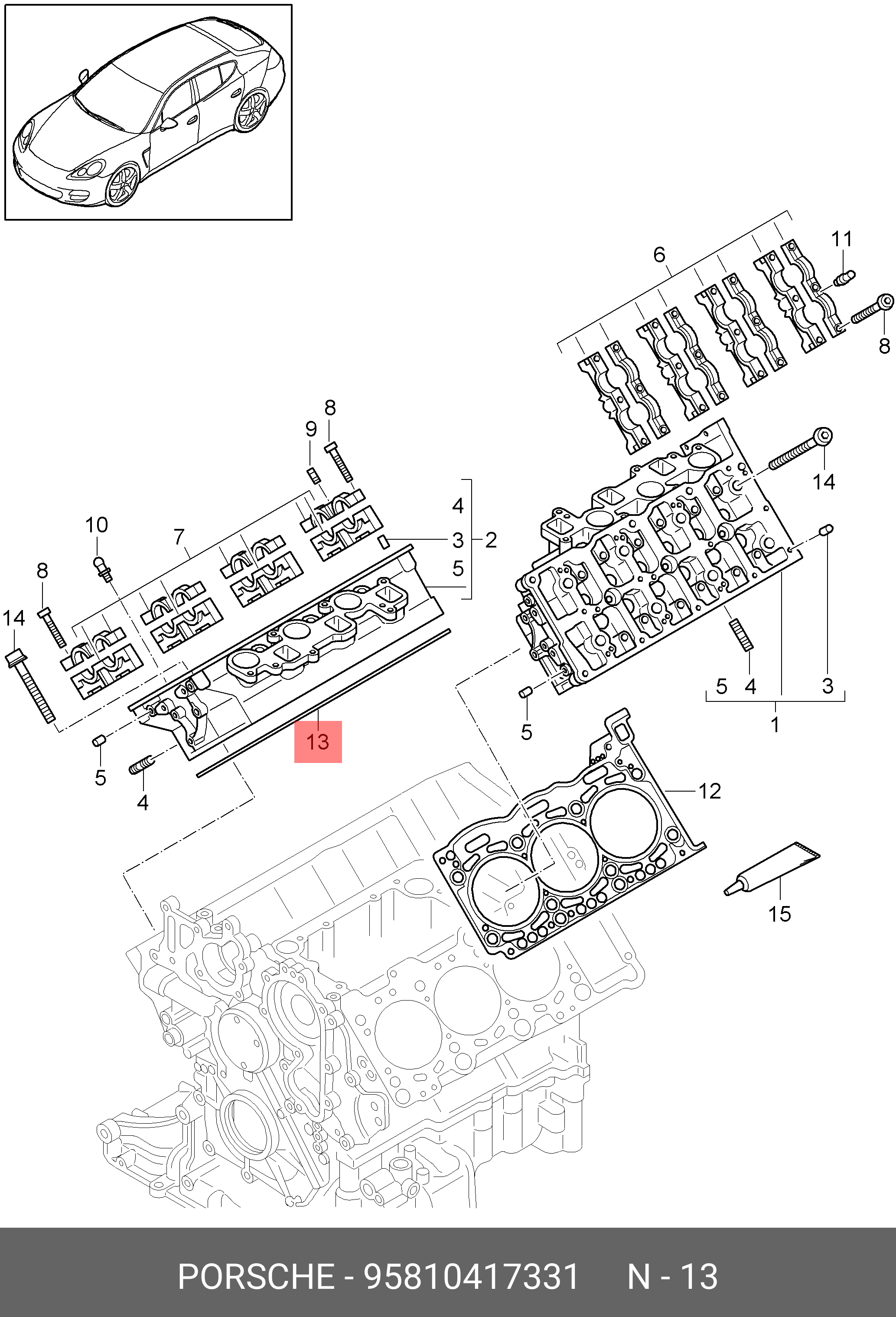 95810417331 PORSCHE 
